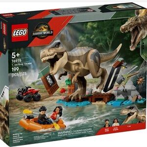 LEGO Jurassic World T. rex River Escape - Dinosaur (NIB) Factory Sealed Unopened